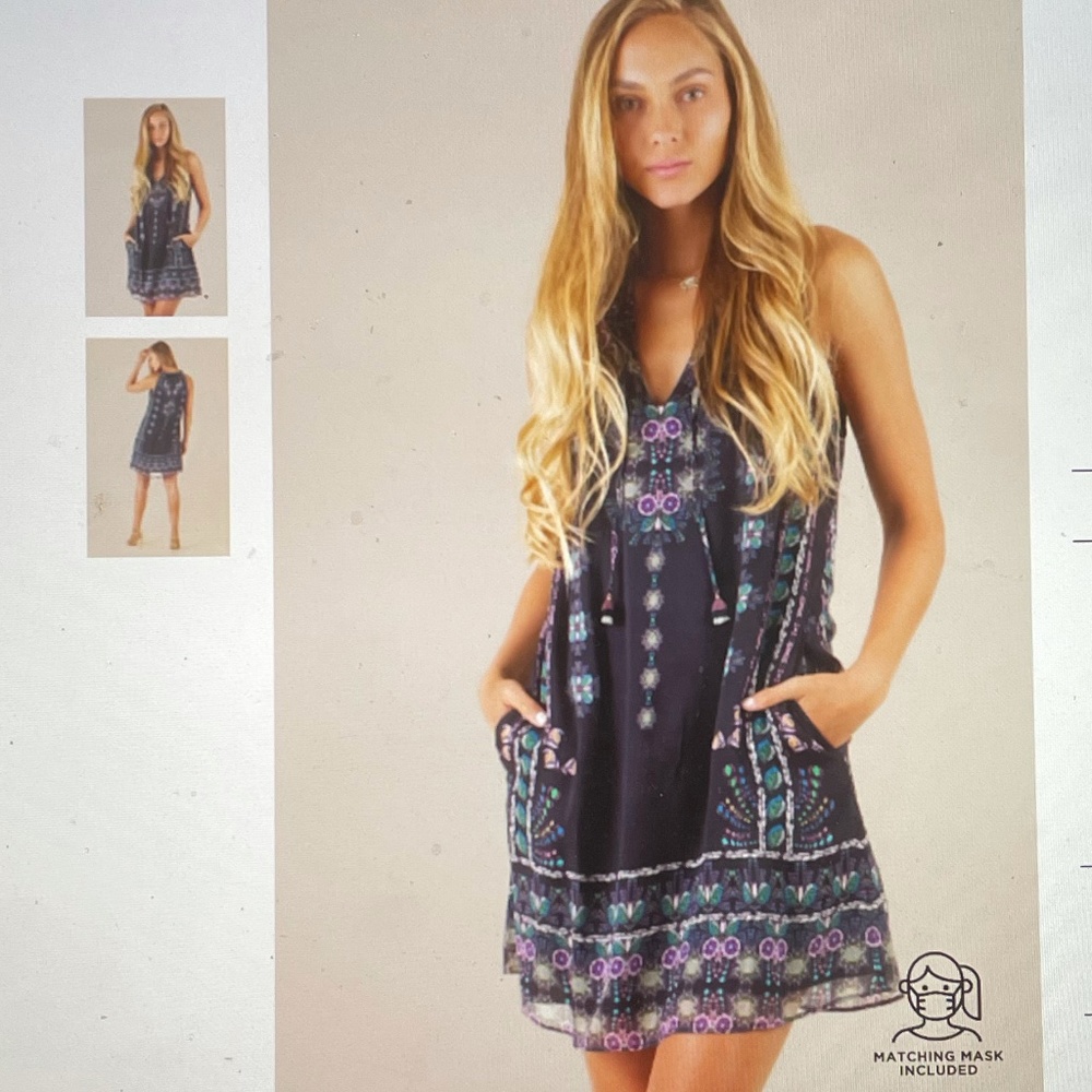 Hale Bob simone dres NWT new with tags black